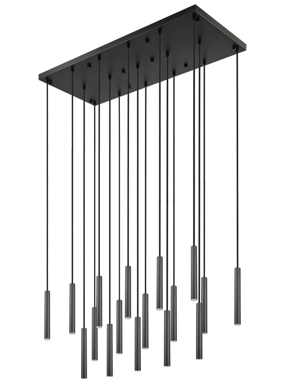 Z-Lite Canada - 919MP12-17L-MB-LED - LED Linear Chandelier - Forest - Matte Black