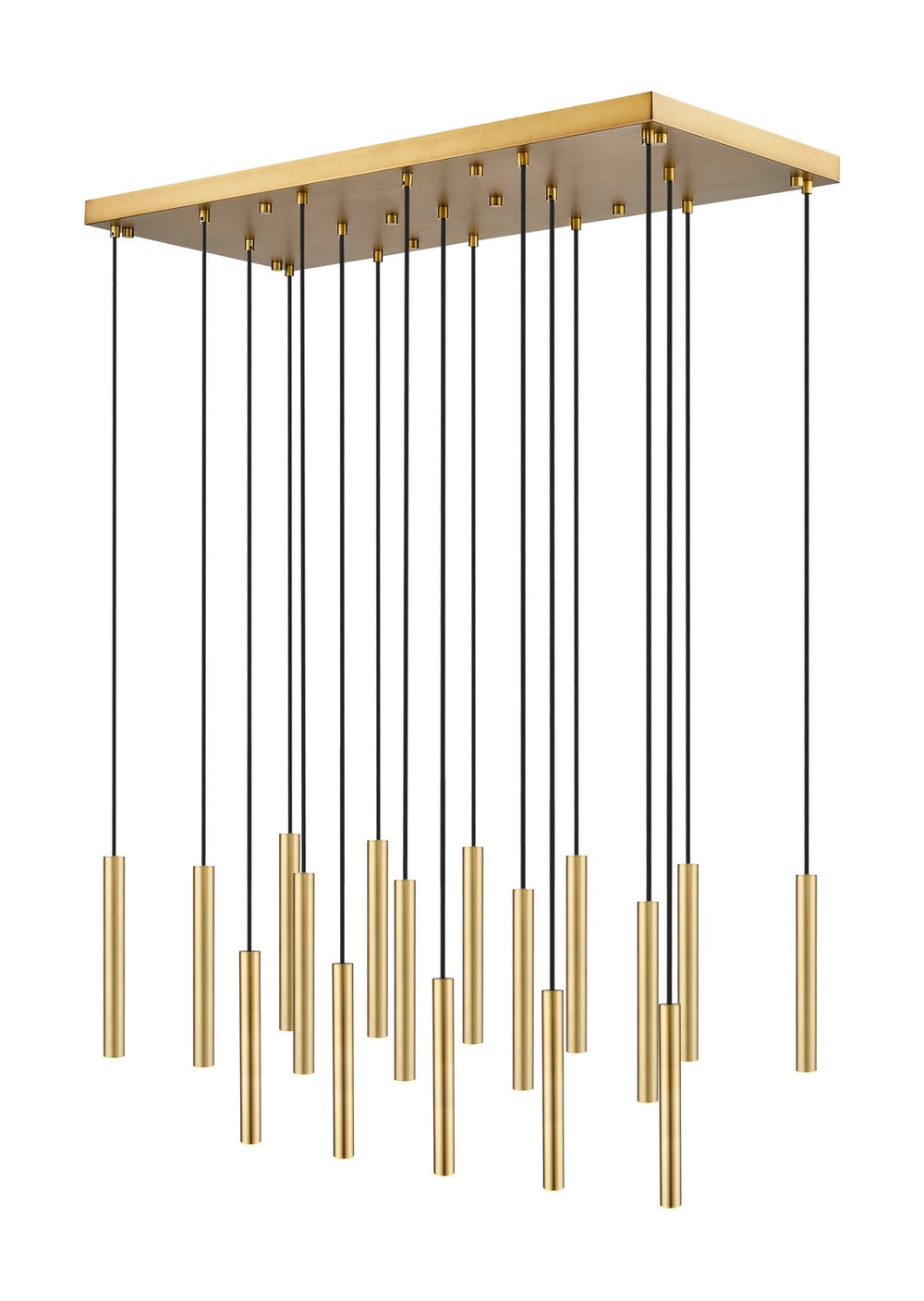 Z-Lite Canada - 919MP12-17L-MGLD-LED - LED Linear Chandelier - Forest - Modern Gold