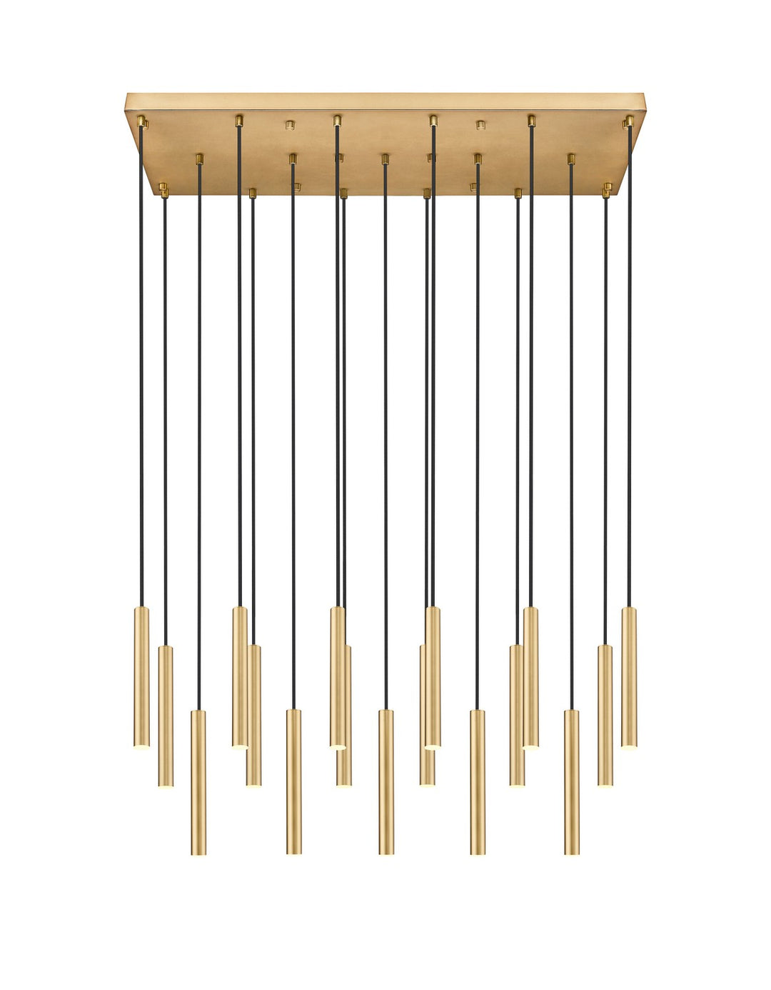 Z-Lite Canada - 919MP12-17L-MGLD-LED - LED Linear Chandelier - Forest - Modern Gold