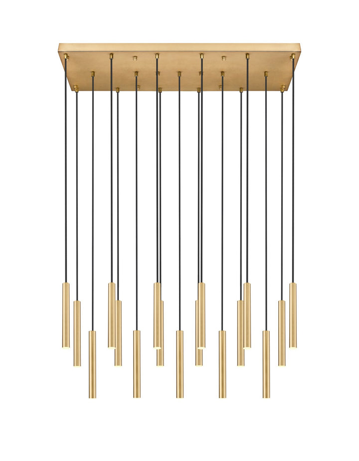 Z-Lite Canada - 919MP12-17L-MGLD-LED - LED Linear Chandelier - Forest - Modern Gold