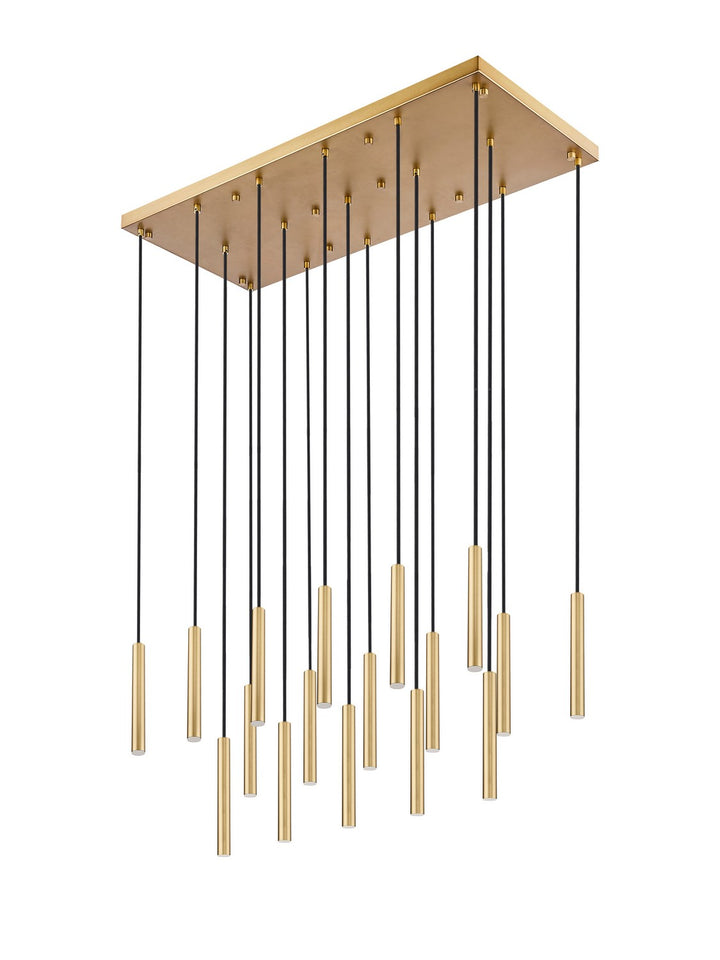 Z-Lite Canada - 919MP12-17L-MGLD-LED - LED Linear Chandelier - Forest - Modern Gold