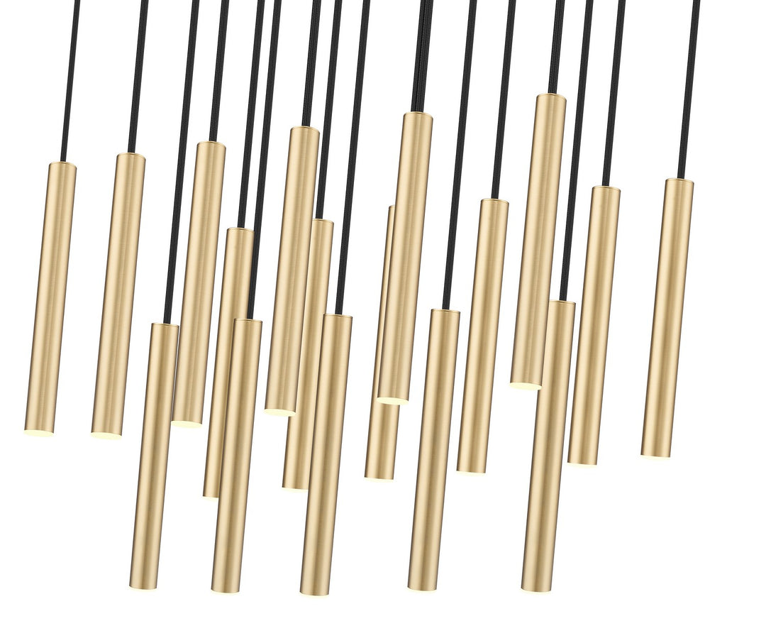 Z-Lite Canada - 919MP12-17L-MGLD-LED - LED Linear Chandelier - Forest - Modern Gold