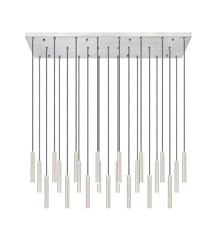 Z-Lite Canada - 919MP12-23L-BN-LED - LED Linear Chandelier - Forest - Brushed Nickel