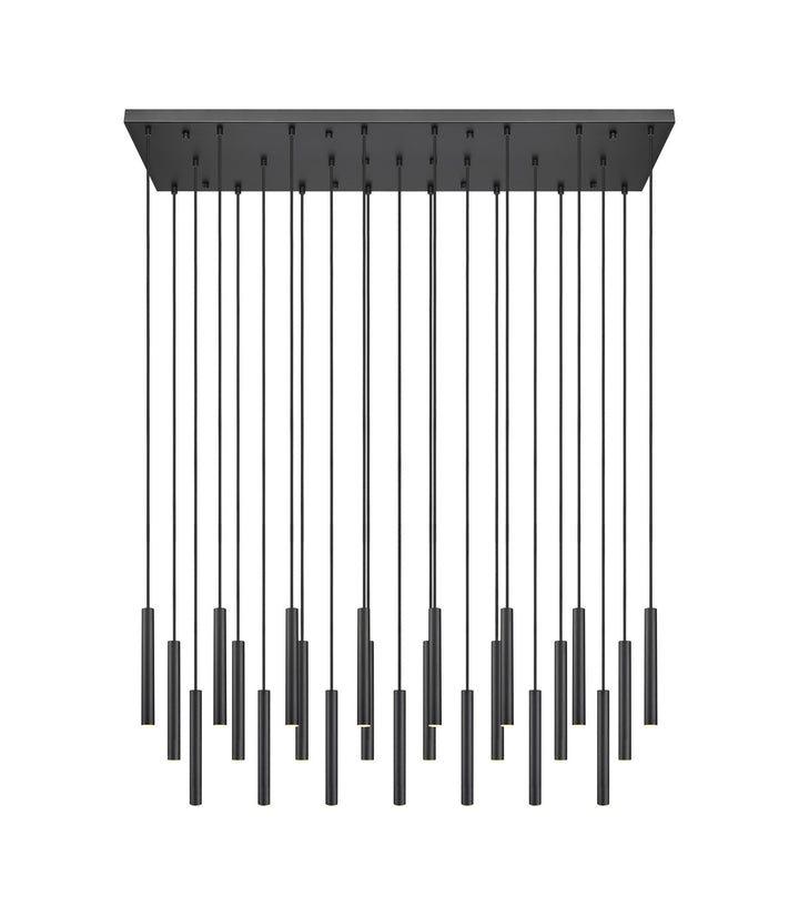 Z-Lite Canada - 919MP12-23L-MB-LED - LED Linear Chandelier - Forest - Matte Black