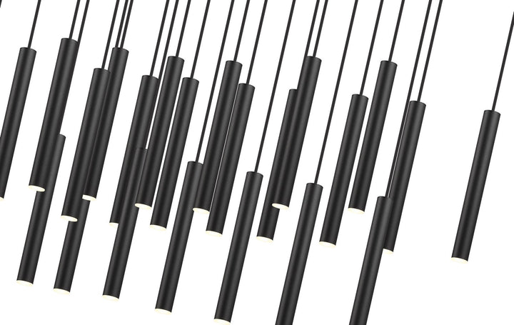 Z-Lite Canada - 919MP12-23L-MB-LED - LED Linear Chandelier - Forest - Matte Black