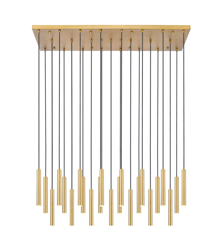 Z-Lite Canada - 919MP12-23L-MGLD-LED - LED Linear Chandelier - Forest - Modern Gold