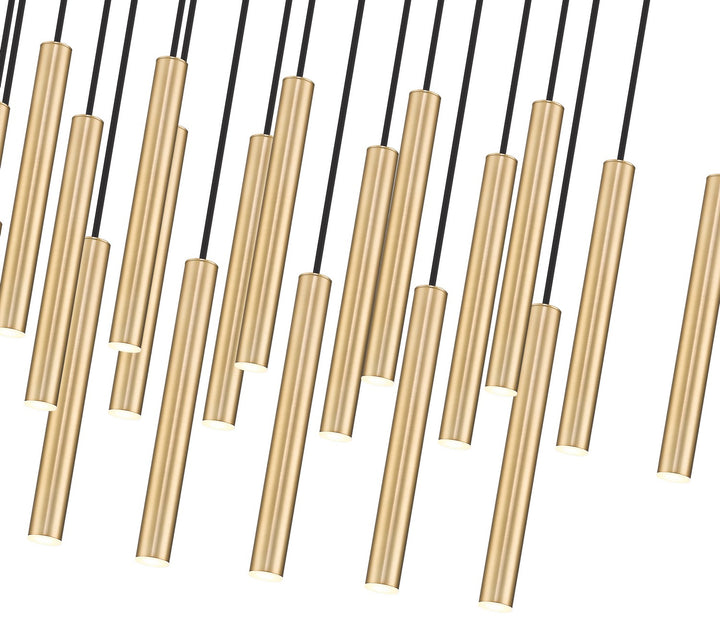 Z-Lite Canada - 919MP12-23L-MGLD-LED - LED Linear Chandelier - Forest - Modern Gold