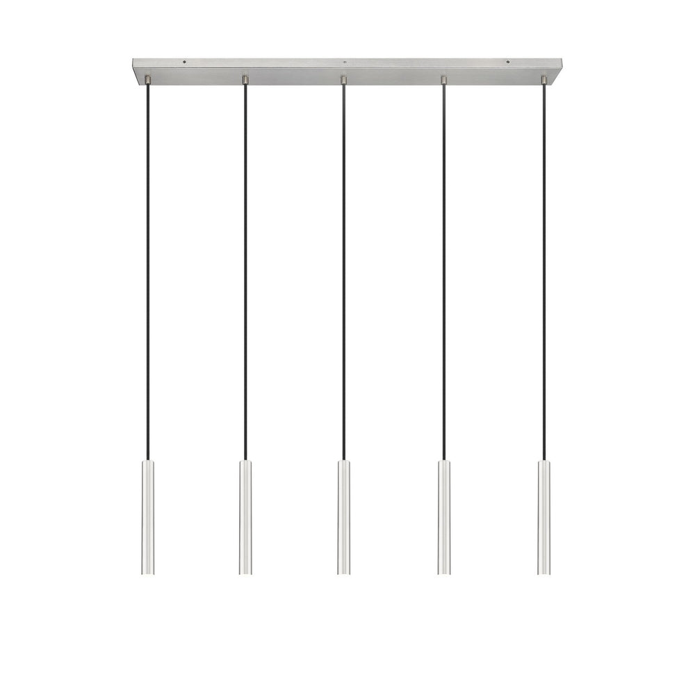 Z-Lite Canada - 919MP12-5L-BN-LED - LED Linear Chandelier - Forest - Brushed Nickel