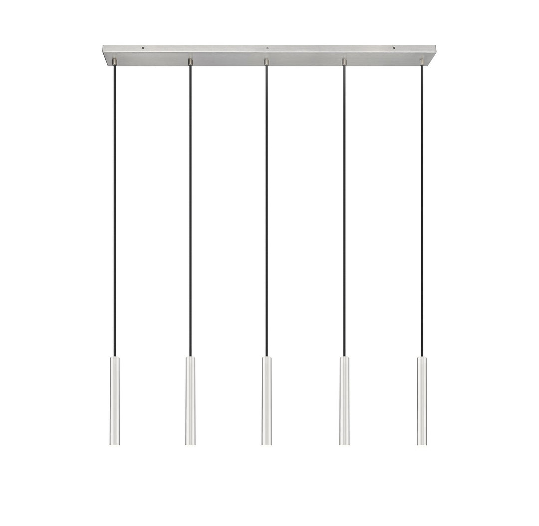 Z-Lite Canada - 919MP12-5L-BN-LED - LED Linear Chandelier - Forest - Brushed Nickel