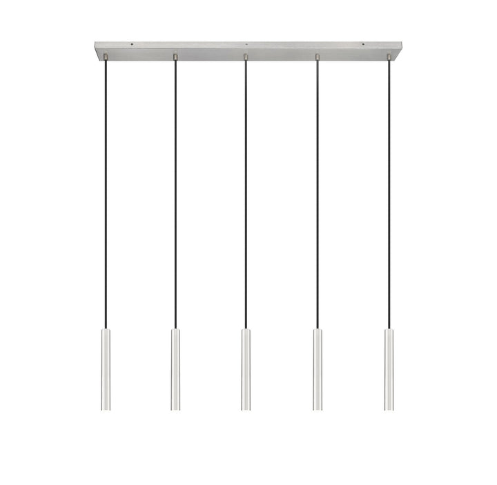 Z-Lite Canada - 919MP12-5L-BN-LED - LED Linear Chandelier - Forest - Brushed Nickel