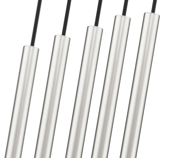 Z-Lite Canada - 919MP12-5L-BN-LED - LED Linear Chandelier - Forest - Brushed Nickel