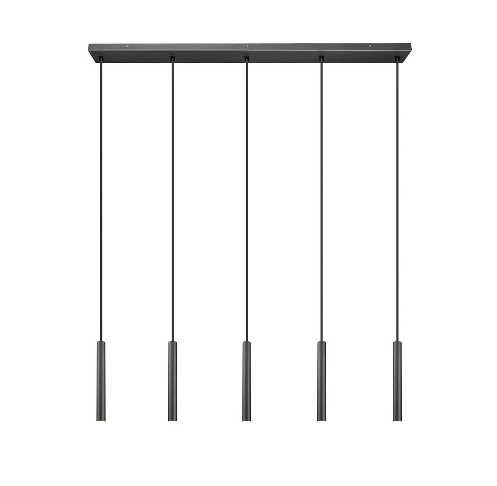 Z-Lite Canada - 919MP12-5L-MB-LED - LED Linear Chandelier - Forest - Matte Black