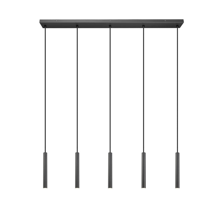 Z-Lite Canada - 919MP12-5L-MB-LED - LED Linear Chandelier - Forest - Matte Black