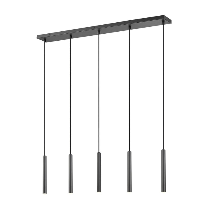 Z-Lite Canada - 919MP12-5L-MB-LED - LED Linear Chandelier - Forest - Matte Black
