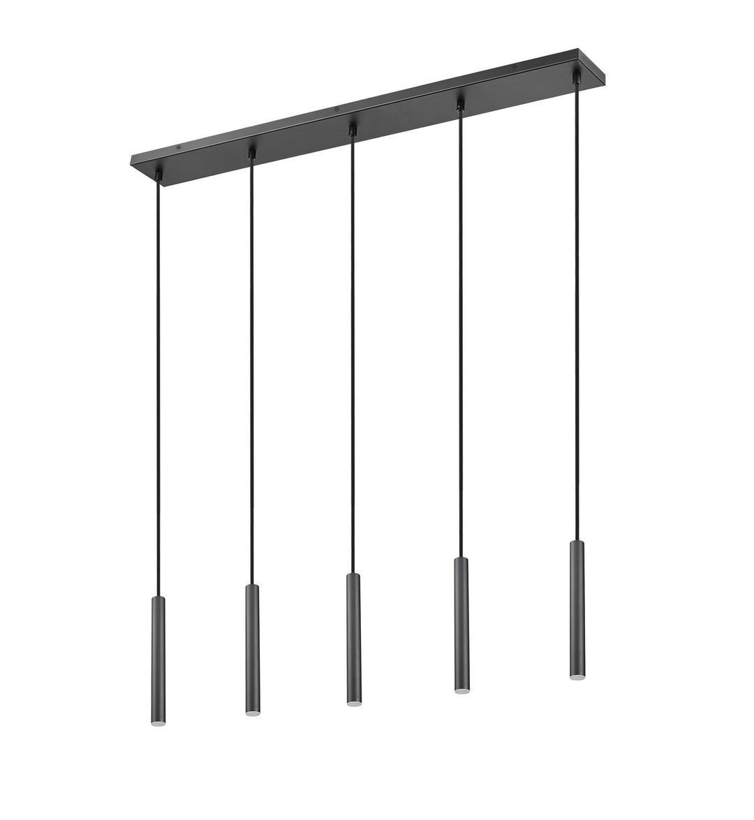 Z-Lite Canada - 919MP12-5L-MB-LED - LED Linear Chandelier - Forest - Matte Black