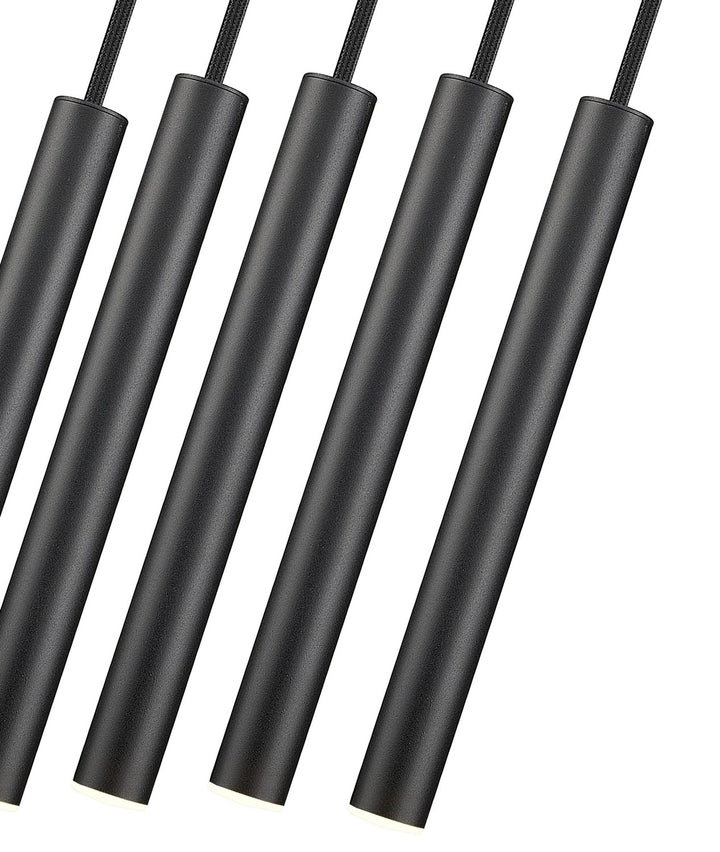 Z-Lite Canada - 919MP12-5L-MB-LED - LED Linear Chandelier - Forest - Matte Black