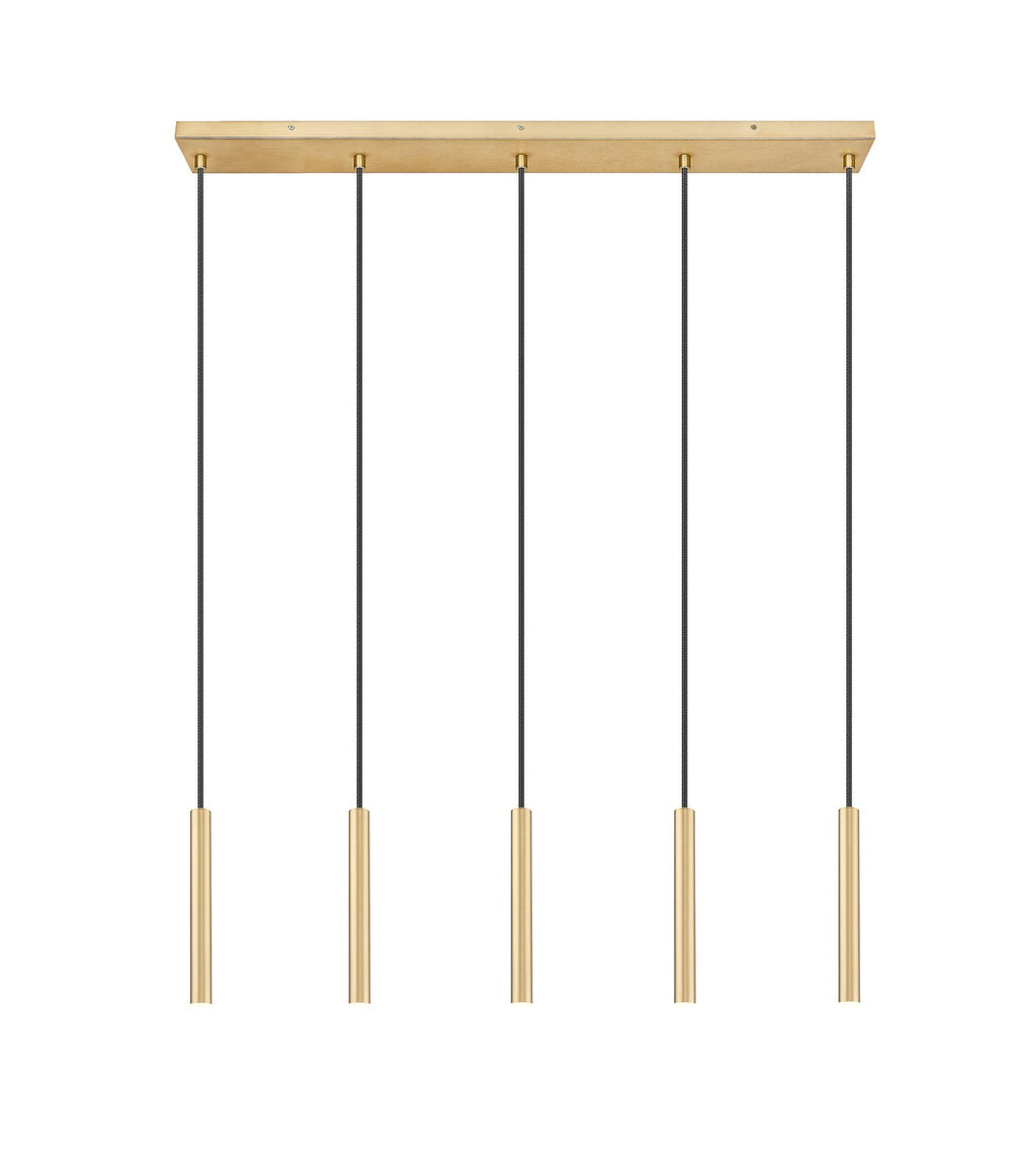 Z-Lite Canada - 919MP12-5L-MGLD-LED - LED Linear Chandelier - Forest - Modern Gold