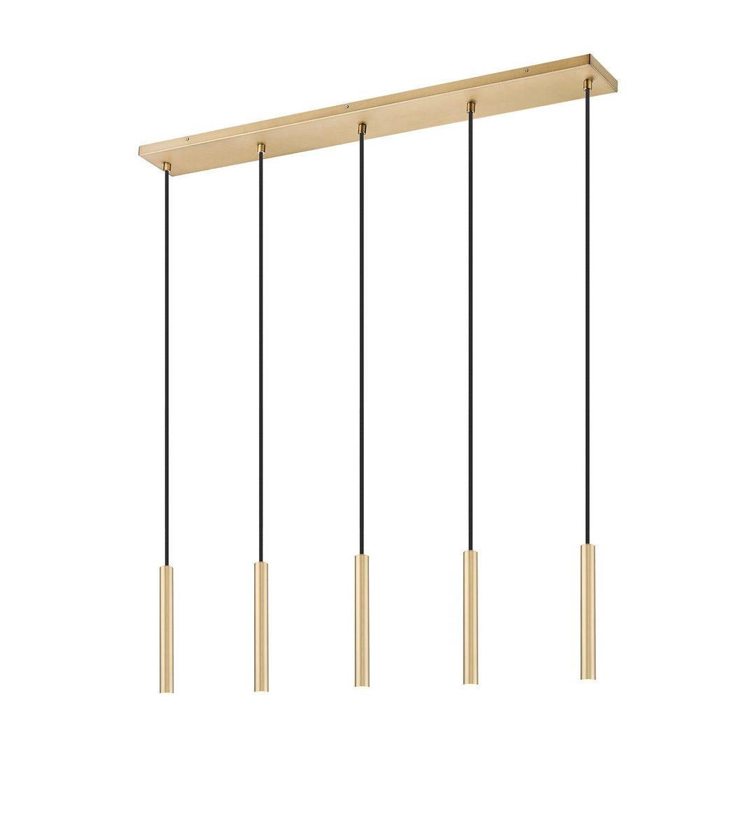 Z-Lite Canada - 919MP12-5L-MGLD-LED - LED Linear Chandelier - Forest - Modern Gold