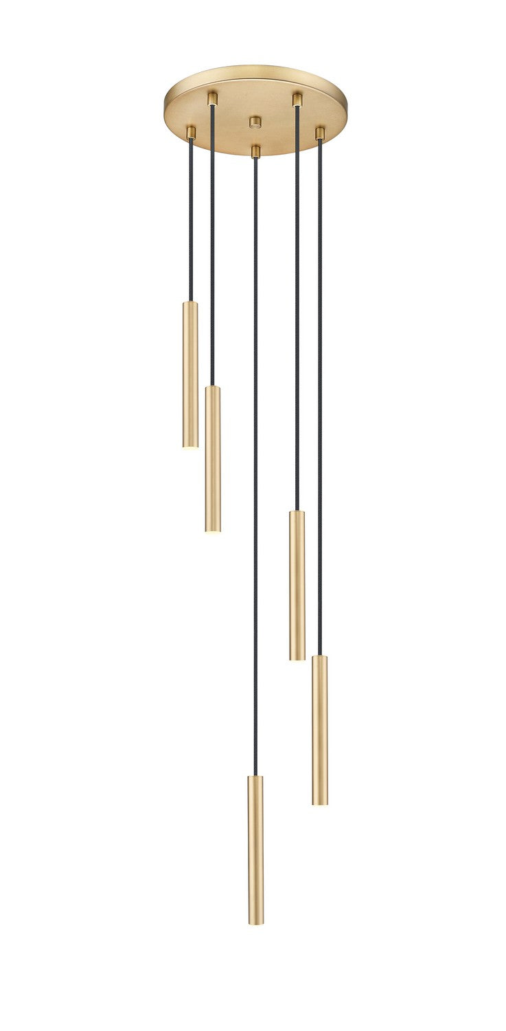 Z-Lite Canada - 919MP12-5R-MGLD-LED - LED Chandelier - Forest - Modern Gold