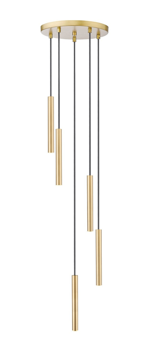 Z-Lite Canada - 919MP12-5R-MGLD-LED - LED Chandelier - Forest - Modern Gold