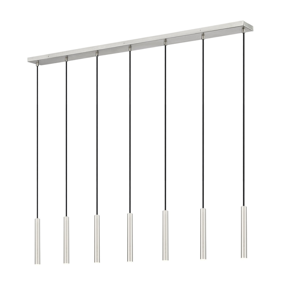 Z-Lite Canada - 919MP12-7L-BN-LED - LED Linear Chandelier - Forest - Brushed Nickel