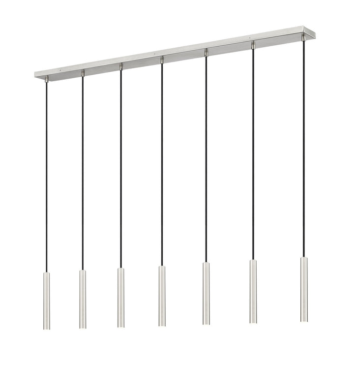 Z-Lite Canada - 919MP12-7L-BN-LED - LED Linear Chandelier - Forest - Brushed Nickel