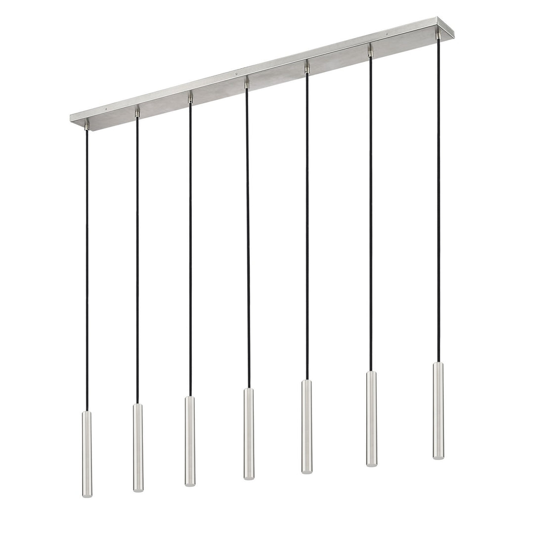 Z-Lite Canada - 919MP12-7L-BN-LED - LED Linear Chandelier - Forest - Brushed Nickel