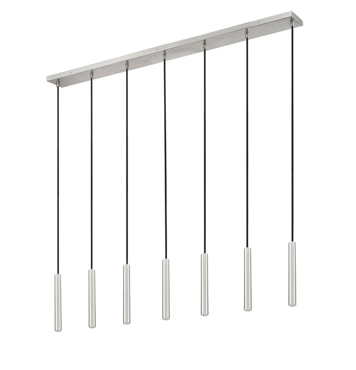 Z-Lite Canada - 919MP12-7L-BN-LED - LED Linear Chandelier - Forest - Brushed Nickel