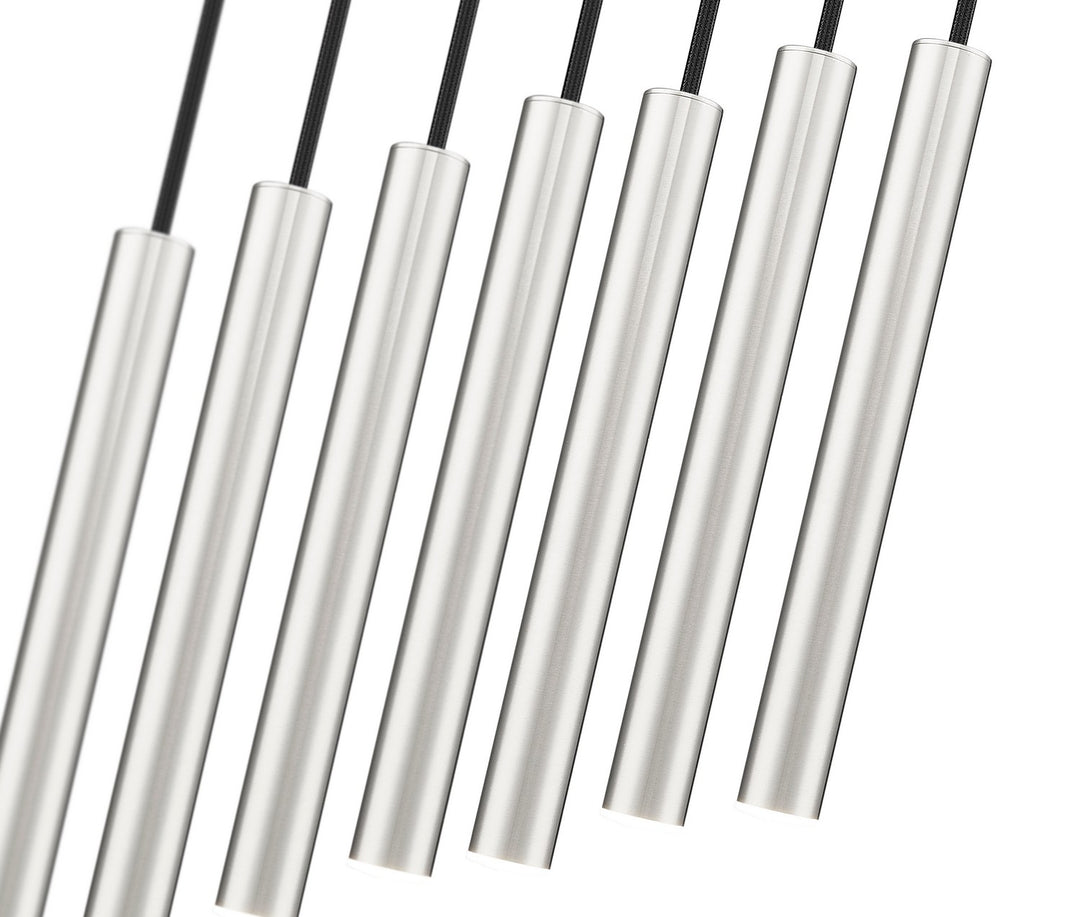 Z-Lite Canada - 919MP12-7L-BN-LED - LED Linear Chandelier - Forest - Brushed Nickel