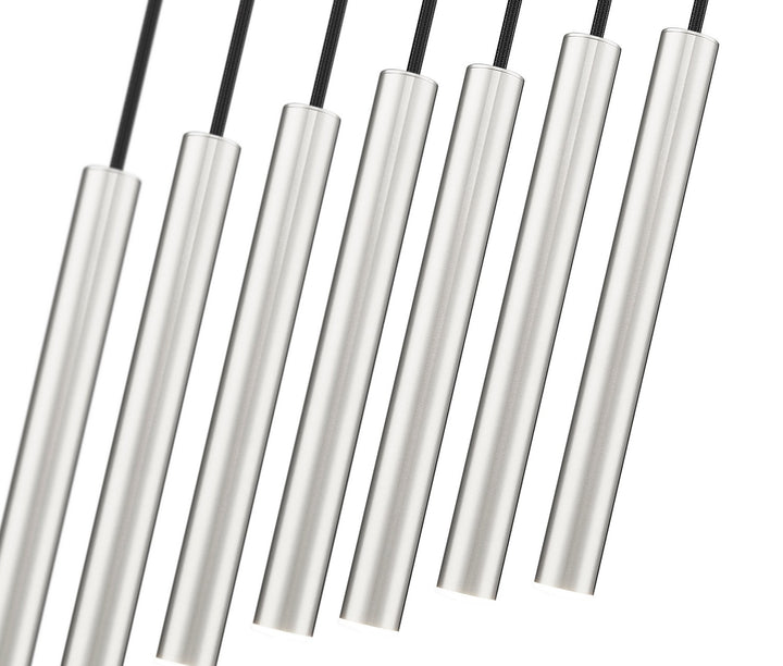 Z-Lite Canada - 919MP12-7L-BN-LED - LED Linear Chandelier - Forest - Brushed Nickel