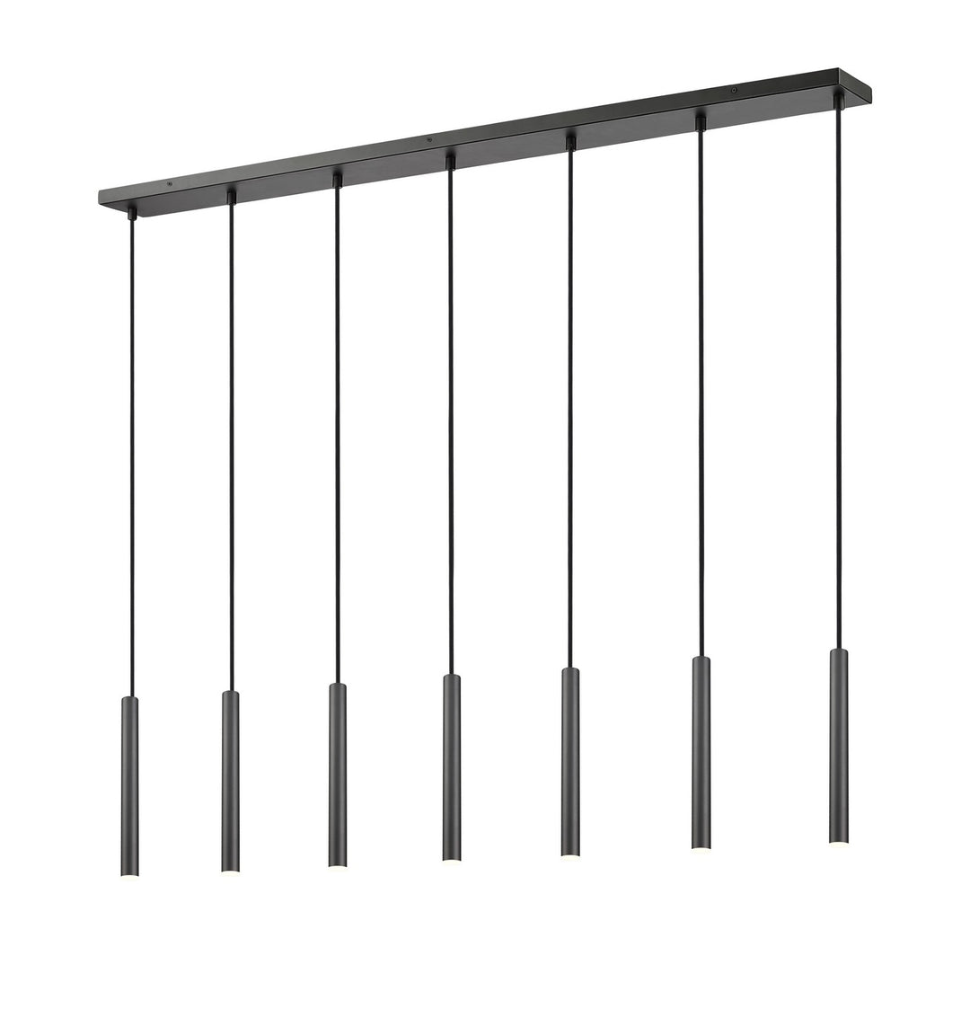 Z-Lite Canada - 919MP12-7L-MB-LED - LED Linear Chandelier - Forest - Matte Black
