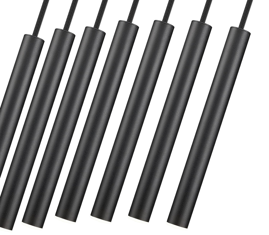 Z-Lite Canada - 919MP12-7L-MB-LED - LED Linear Chandelier - Forest - Matte Black