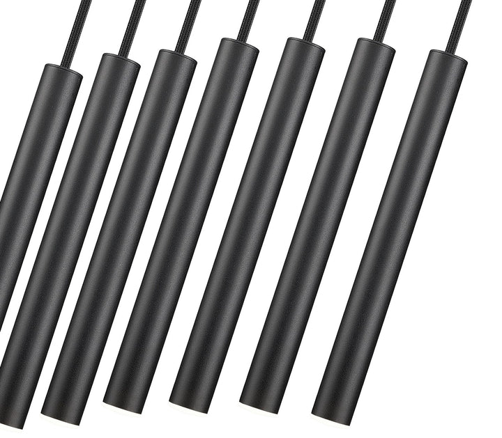 Z-Lite Canada - 919MP12-7L-MB-LED - LED Linear Chandelier - Forest - Matte Black