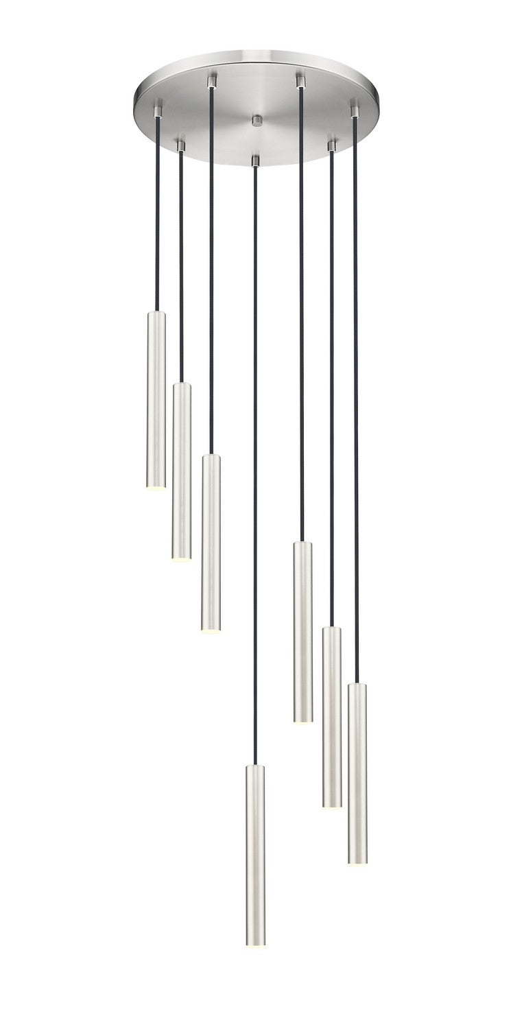 Z-Lite Canada - 919MP12-7R-BN-LED - LED Chandelier - Forest - Brushed Nickel