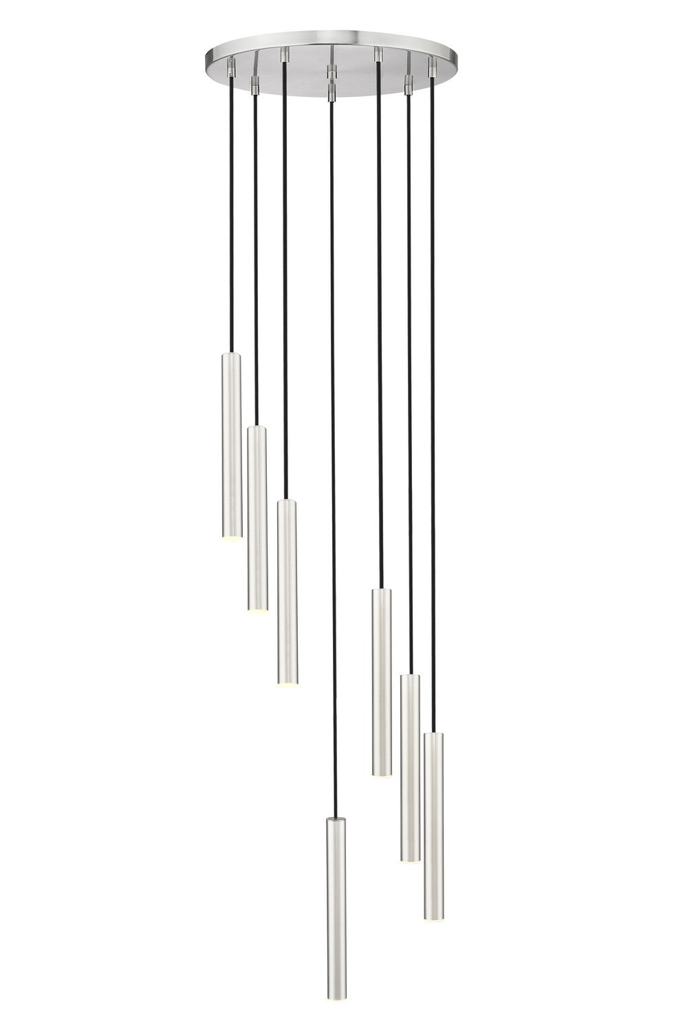 Z-Lite Canada - 919MP12-7R-BN-LED - LED Chandelier - Forest - Brushed Nickel