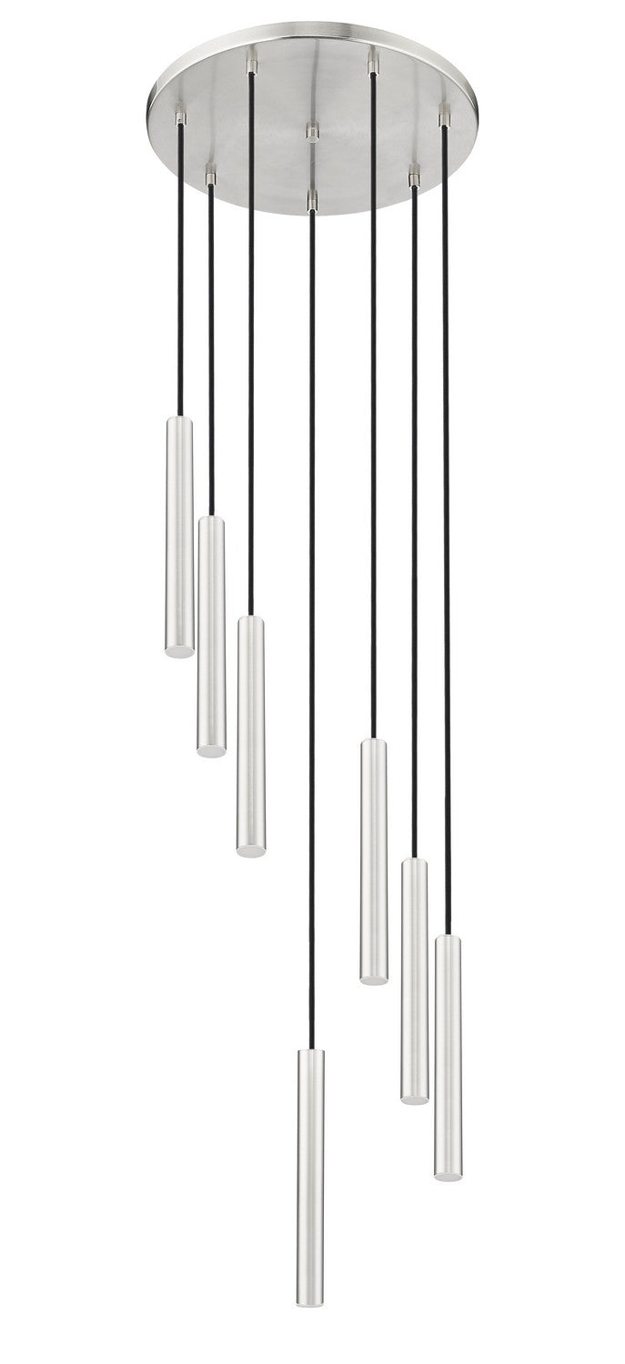 Z-Lite Canada - 919MP12-7R-BN-LED - LED Chandelier - Forest - Brushed Nickel