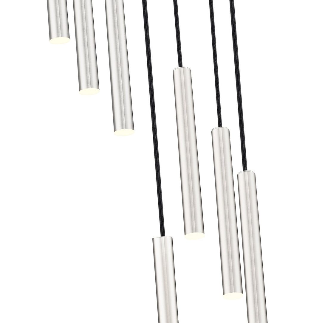 Z-Lite Canada - 919MP12-7R-BN-LED - LED Chandelier - Forest - Brushed Nickel