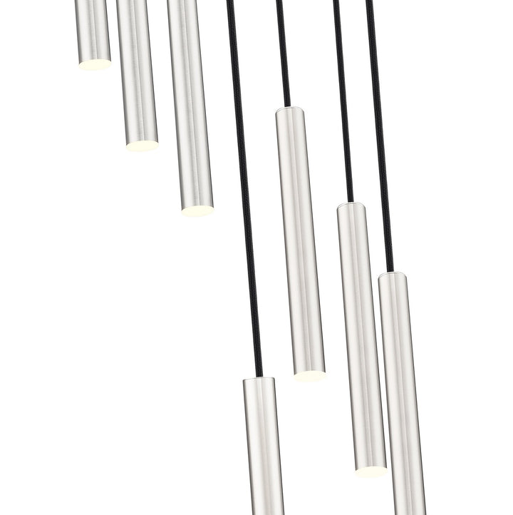 Z-Lite Canada - 919MP12-7R-BN-LED - LED Chandelier - Forest - Brushed Nickel