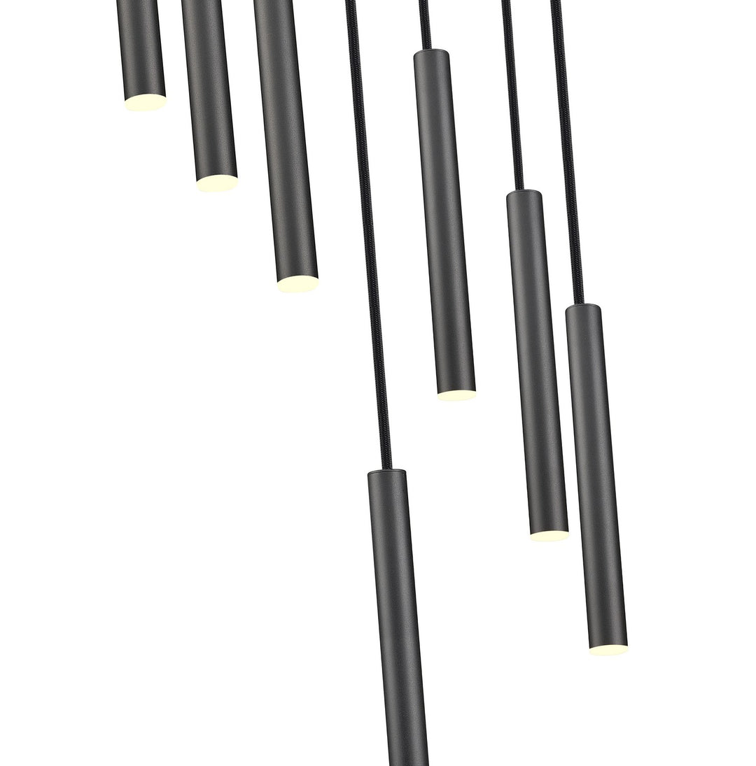 Z-Lite Canada - 919MP12-7R-MB-LED - LED Chandelier - Forest - Matte Black