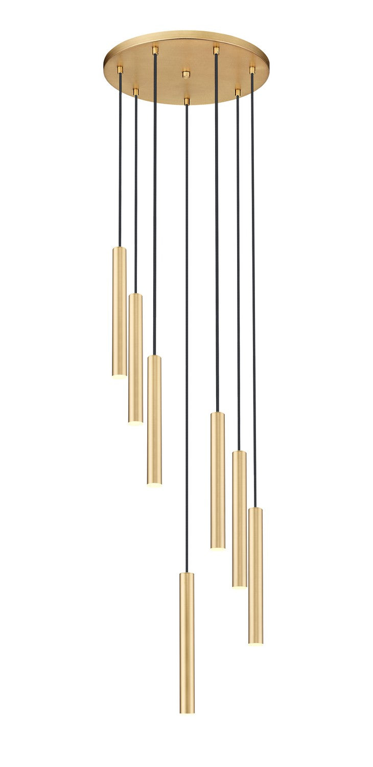 Z-Lite Canada - 919MP12-7R-MGLD-LED - LED Chandelier - Forest - Modern Gold
