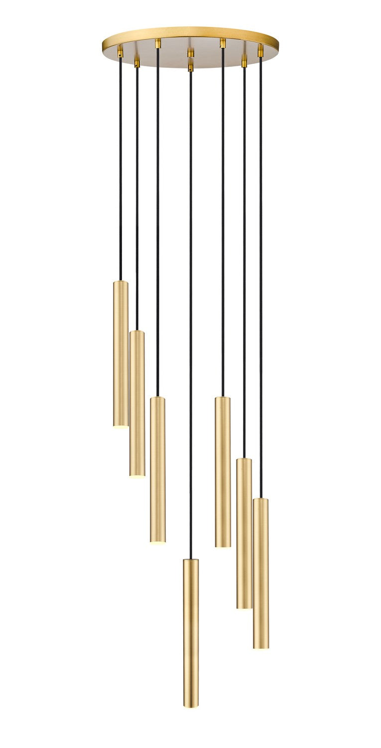 Z-Lite Canada - 919MP12-7R-MGLD-LED - LED Chandelier - Forest - Modern Gold
