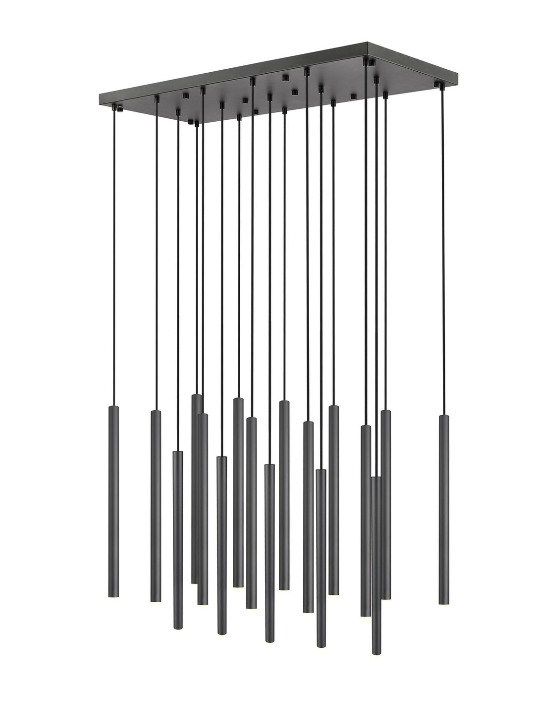 Z-Lite Canada - 919MP24-17L-MB-LED - LED Linear Chandelier - Forest - Matte Black