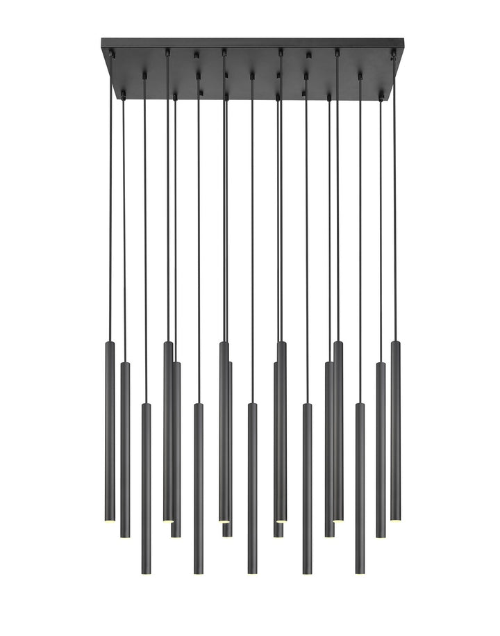 Z-Lite Canada - 919MP24-17L-MB-LED - LED Linear Chandelier - Forest - Matte Black