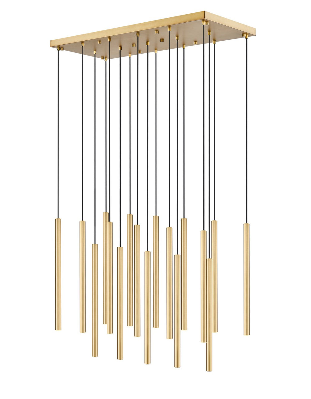 Z-Lite Canada - 919MP24-17L-MGLD-LED - LED Linear Chandelier - Forest - Modern Gold
