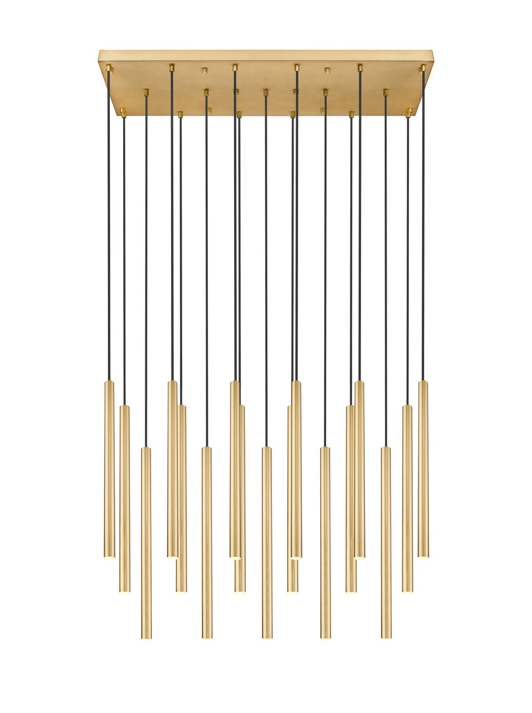 Z-Lite Canada - 919MP24-17L-MGLD-LED - LED Linear Chandelier - Forest - Modern Gold