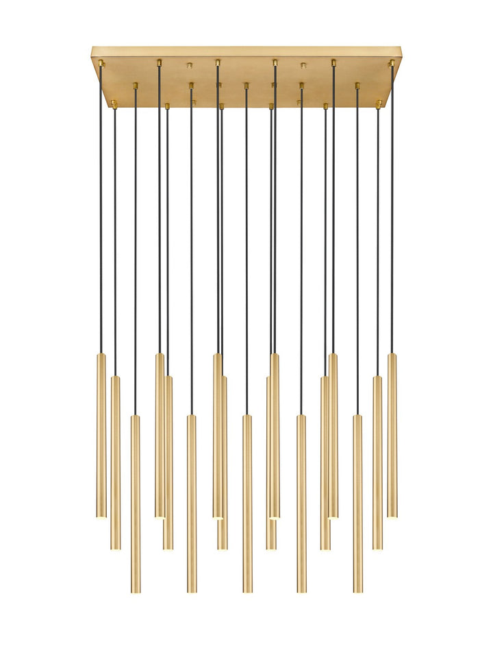 Z-Lite Canada - 919MP24-17L-MGLD-LED - LED Linear Chandelier - Forest - Modern Gold