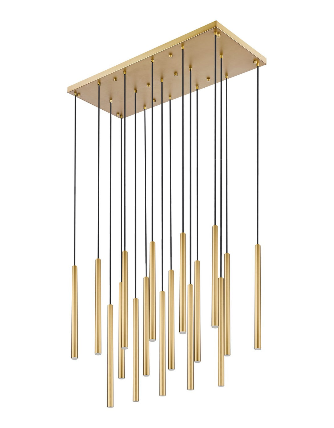 Z-Lite Canada - 919MP24-17L-MGLD-LED - LED Linear Chandelier - Forest - Modern Gold