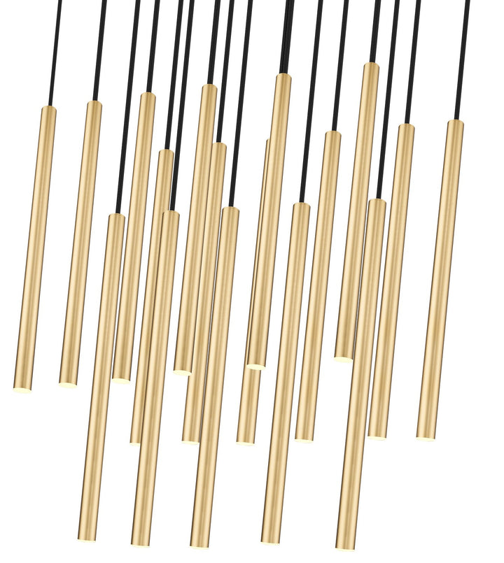 Z-Lite Canada - 919MP24-17L-MGLD-LED - LED Linear Chandelier - Forest - Modern Gold
