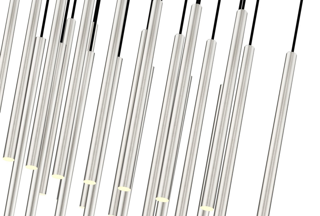 Z-Lite Canada - 919MP24-23L-BN-LED - LED Linear Chandelier - Forest - Brushed Nickel