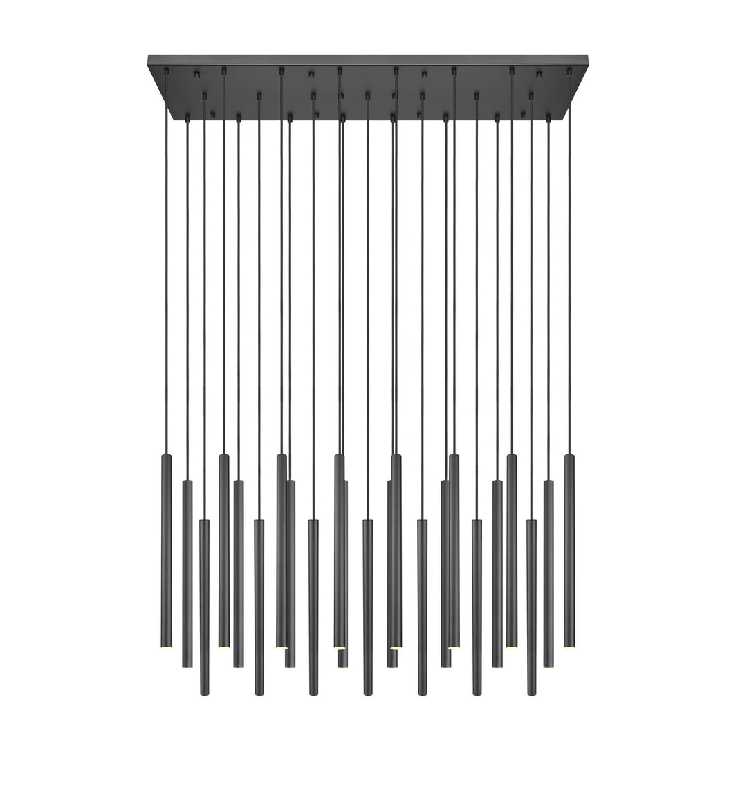 Z-Lite Canada - 919MP24-23L-MB-LED - LED Linear Chandelier - Forest - Matte Black